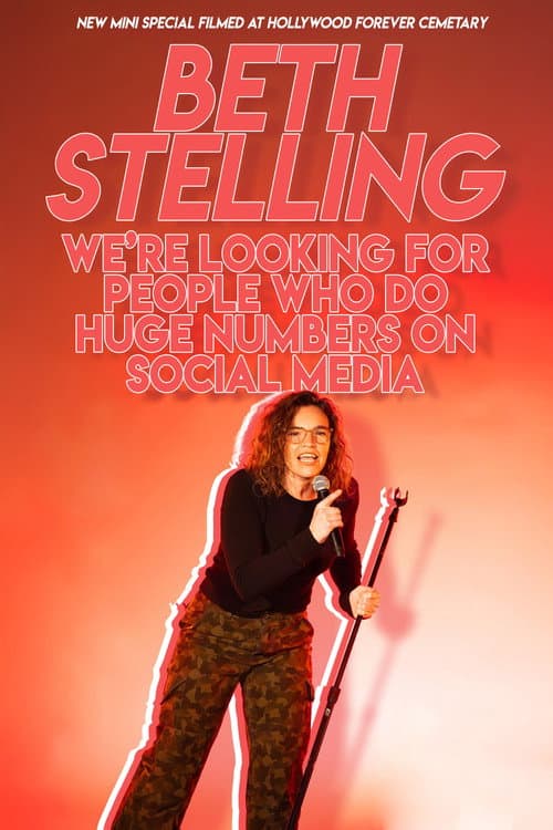 Постер: We're Looking For People Who Do Huge Numbers On Social Media