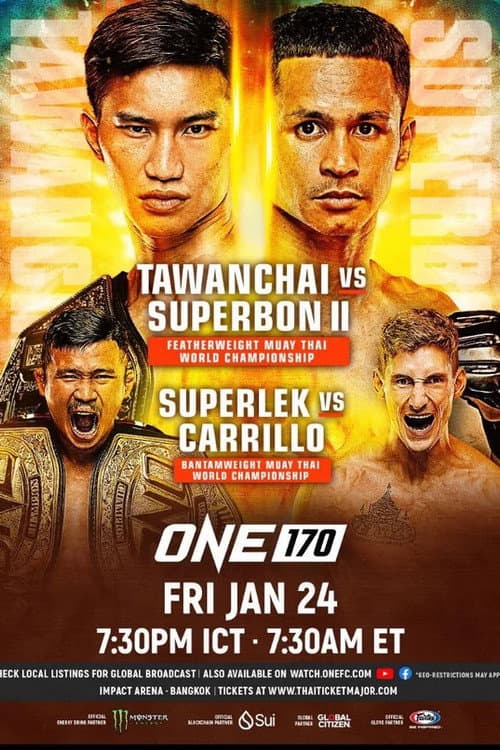 Постер: ONE 170: Tawanchai vs. Superbon 2