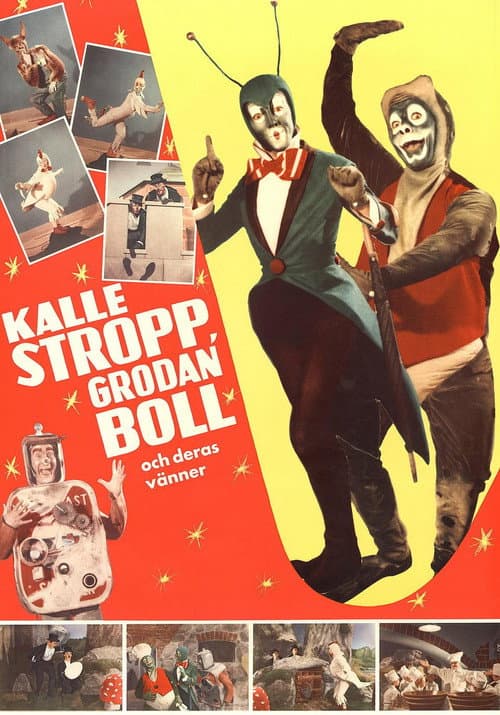 Постер: Kalle Stropp, Grodan Boll och deras vänner