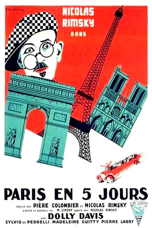 Постер: Paris en cinq jours