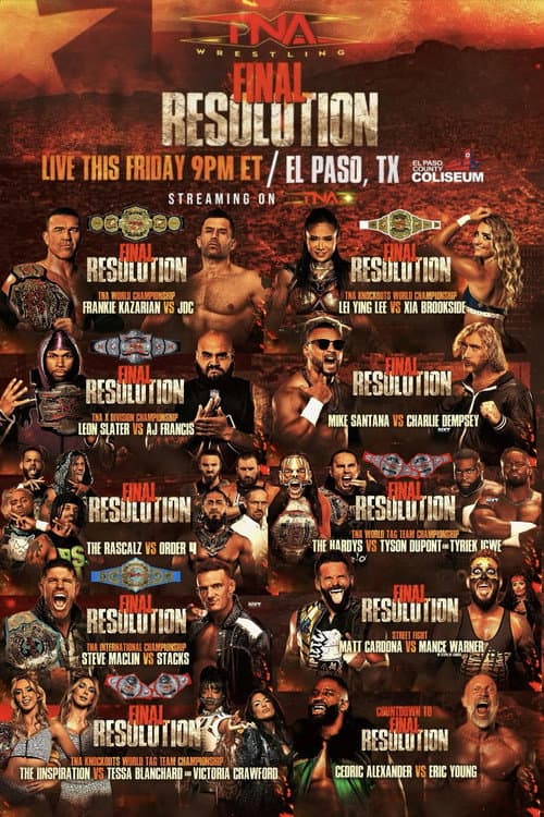 Постер: TNA Final Resolution 2025