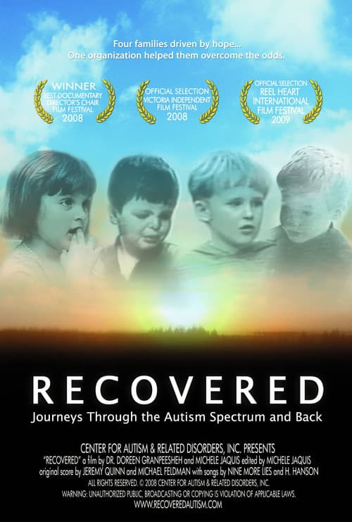 Постер: Recovered: Journeys Through the Autism Spectrum and Back