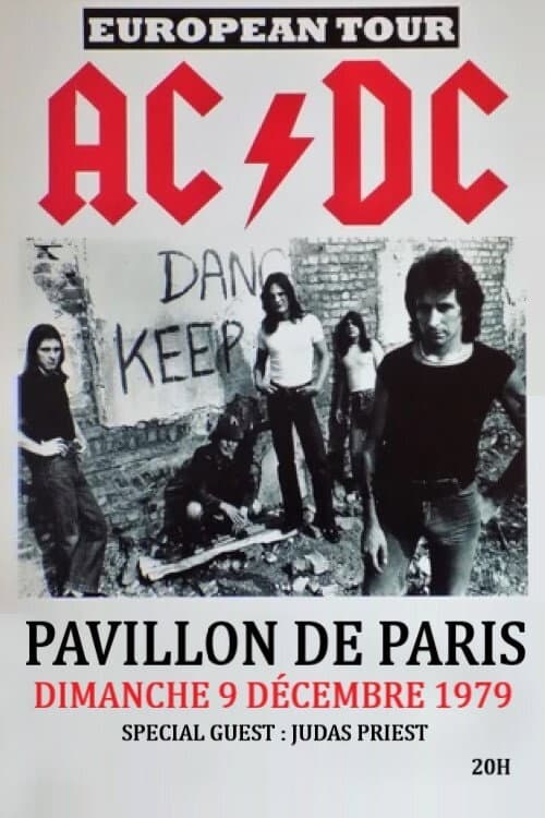 Постер: AC/DC - At the Pavillon in Paris 1979