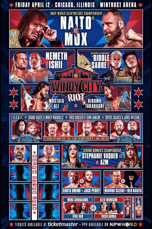 Постер: NJPW Windy City Riot 2024