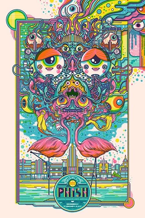 Постер: Phish 2014-12-31 American Airlines Arena, Miama, FL
