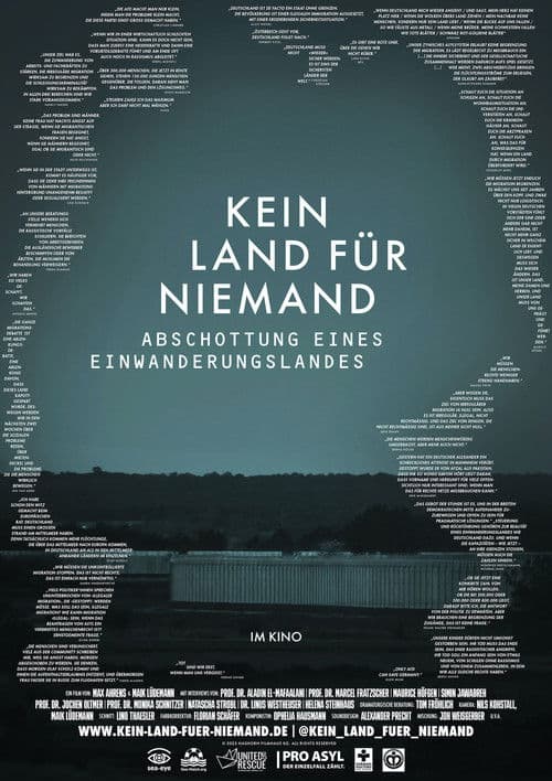 Постер: Kein Land für Niemand - Abschottung eines Einwanderungslandes