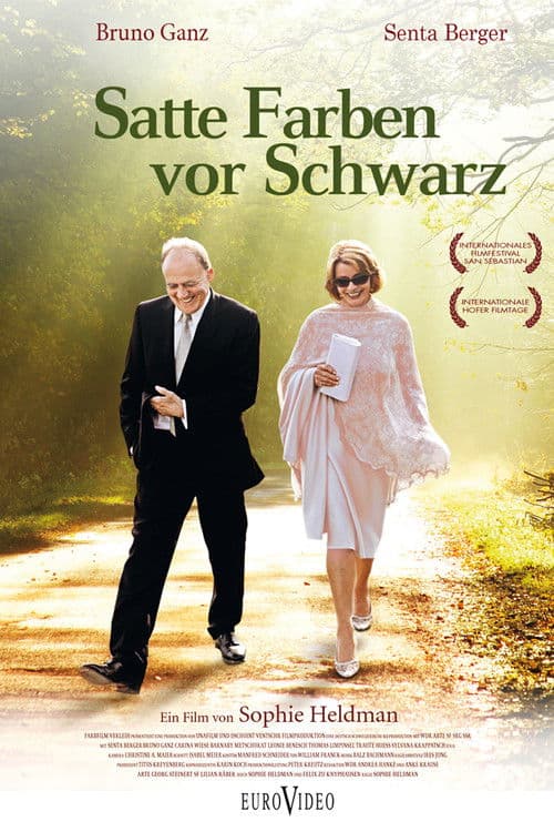 Постер: Satte Farben vor Schwarz