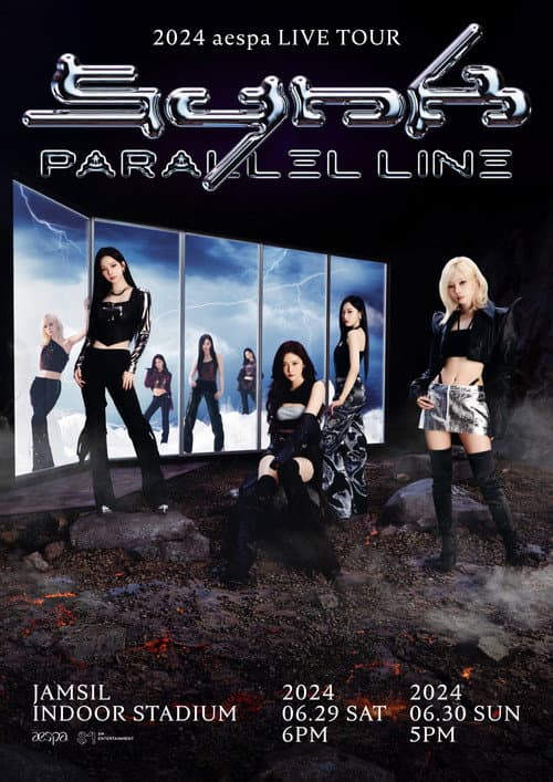 Постер: 2024 aespa LIVE TOUR - SYNK: PARALLEL LINE - in SEOUL