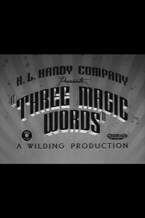 Постер: Three Magic Words