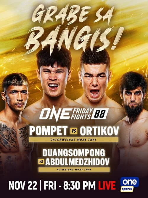 Постер: ONE Friday Fights 88: Pompet vs. Ortikov