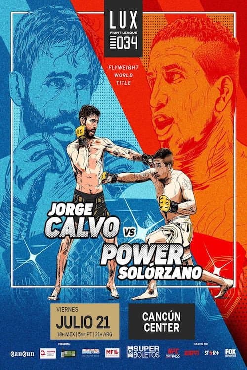 Постер: LUX Fight League 34