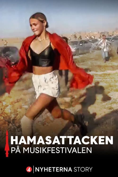 Постер: Hamasattacken på musikfestivalen