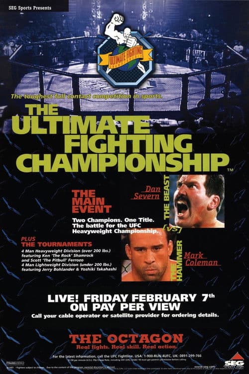 Постер: UFC 12: Judgement Day