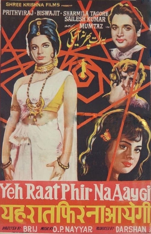 Постер: यह रात फिर न आएगी