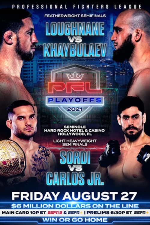 Постер: PFL 2021 #9: Playoffs - Loughnane vs Khaybulaev