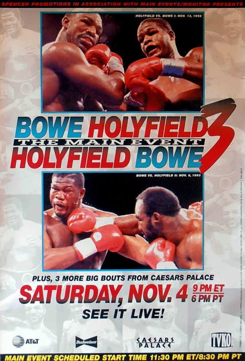 Постер: Evander Holyfield vs. Riddick Bowe III