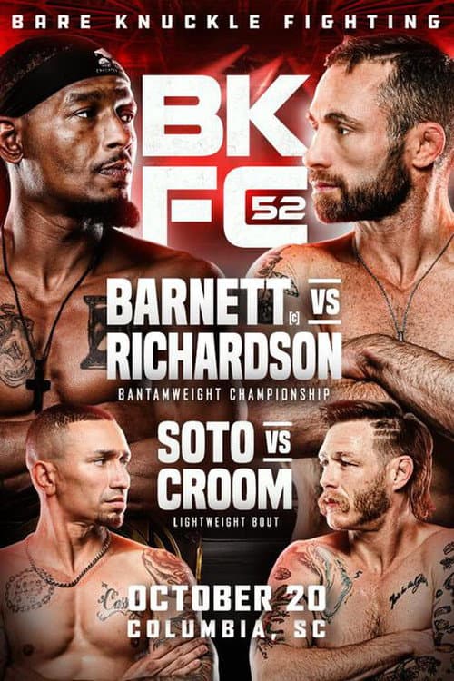 Постер: BKFC 52: Barnett vs. Richardson