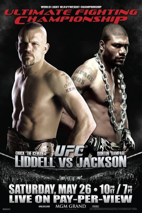 Постер: UFC 71: Liddell vs. Jackson