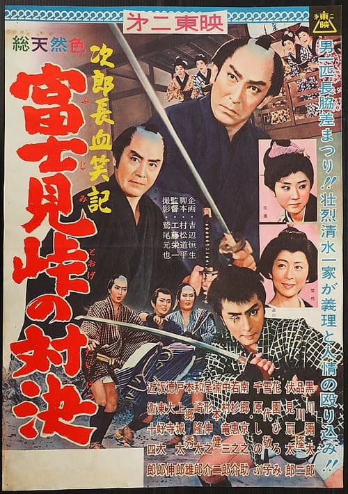 Постер: 次郎長血笑記・富士見峠の対決