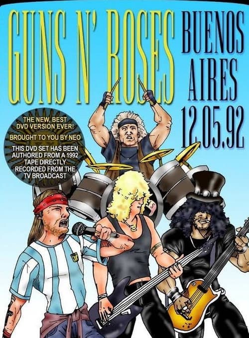 Постер: Guns N' Roses en vivo en Argentina 1992