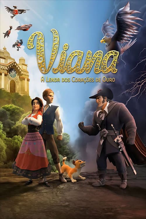 Постер: Viana – A Lenda dos Corações de Ouro