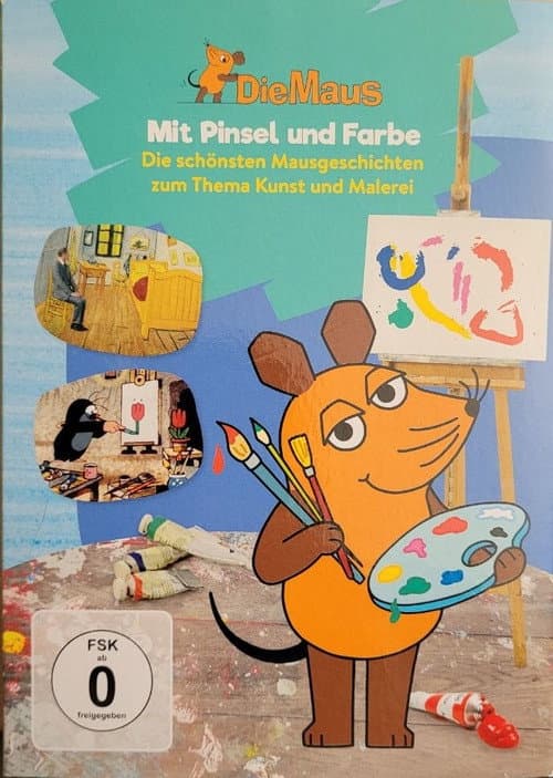 Постер: Die Maus - Mit Pinsel und Farbe