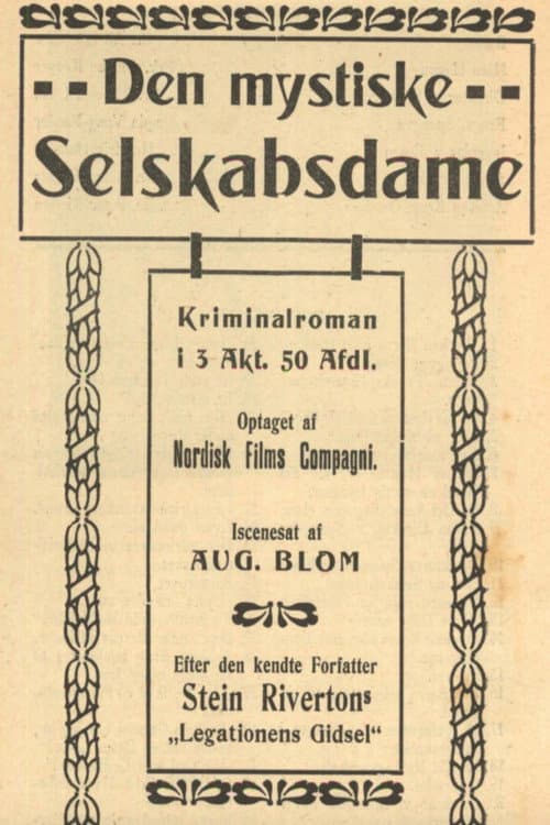 Постер: Den mystiske selskabsdame