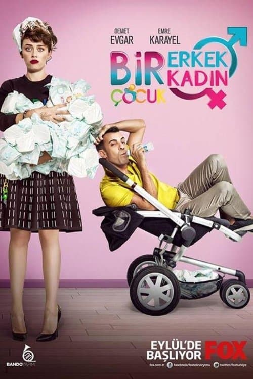 Постер: 1 Erkek 1 Kadın 2 Çocuk
