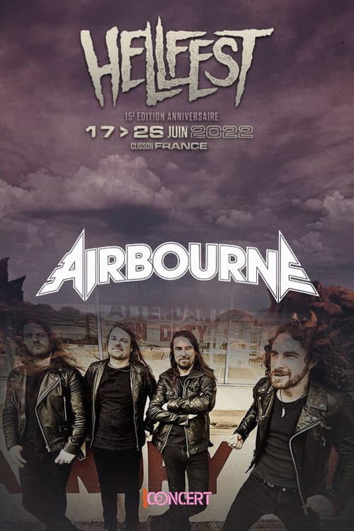 Постер: Airbourne : Au hellfest 2022
