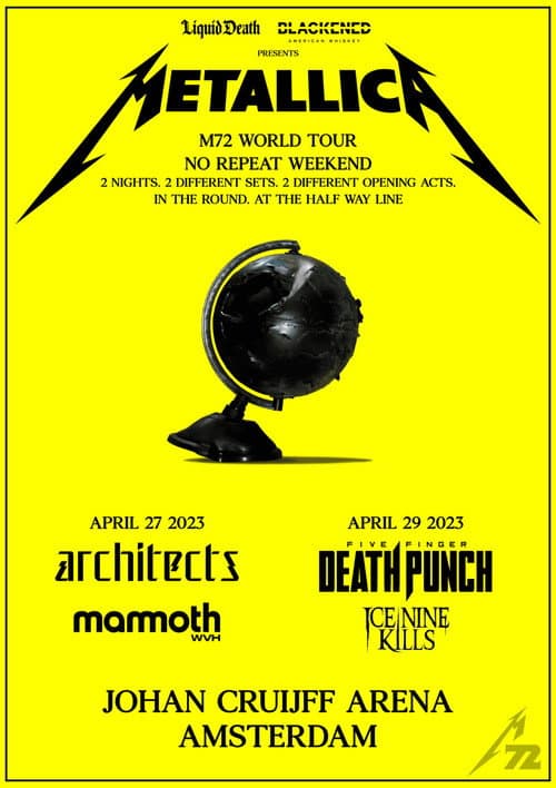 Постер: Metallica: M72 World Tour Live in Amsterdam - Night 2