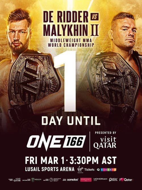 Постер: ONE 166: Qatar