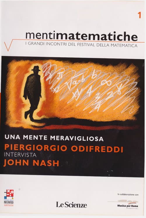 Постер: Una mente meravigliosa - Piergiorgio Odifreddi intervista John Nash (Menti Matematiche 1)