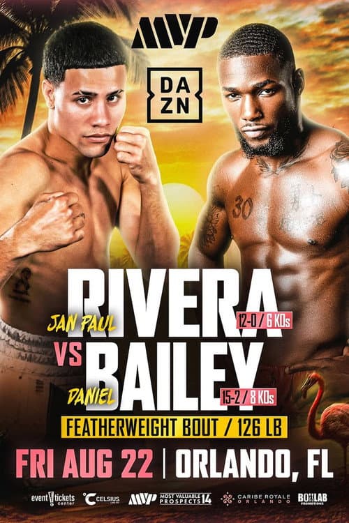 Постер: Jan Paul Rivera vs. Daniel Bailey