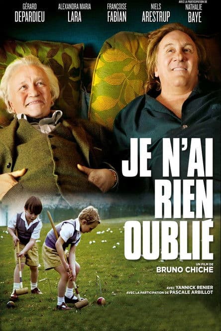 Постер: Je n'ai rien oublié