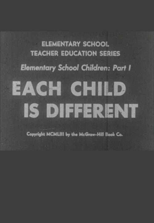 Постер: Each Child is Different