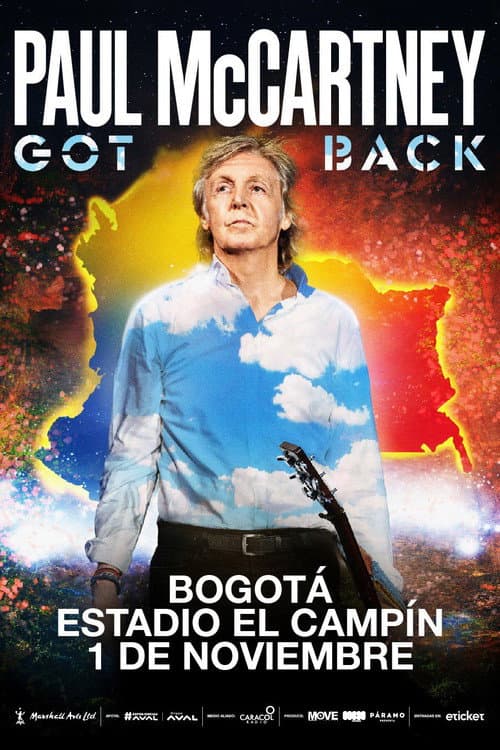 Постер: Paul McCartney: Got Back – Live in Bogotá at Estadio El Campín