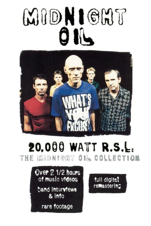 Постер: Midnight Oil - 20,000 Watt R.S.L.