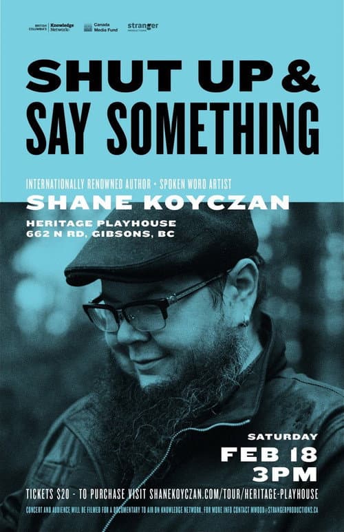 Постер: Shut Up and Say Something