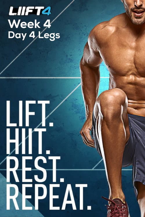 Постер: LIIFT4 Week 4 Day 4 Legs