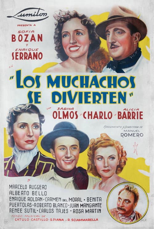 Постер: Los muchachos se divierten