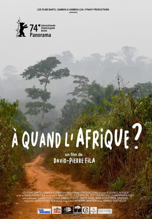 Постер: Á quand l'Afrique?