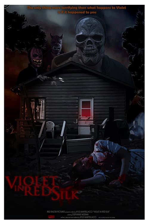 Постер: Violet in Red Silk