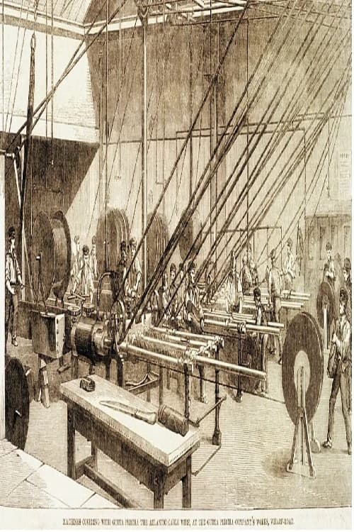 Постер: Les pionniers des câbles sous-marins