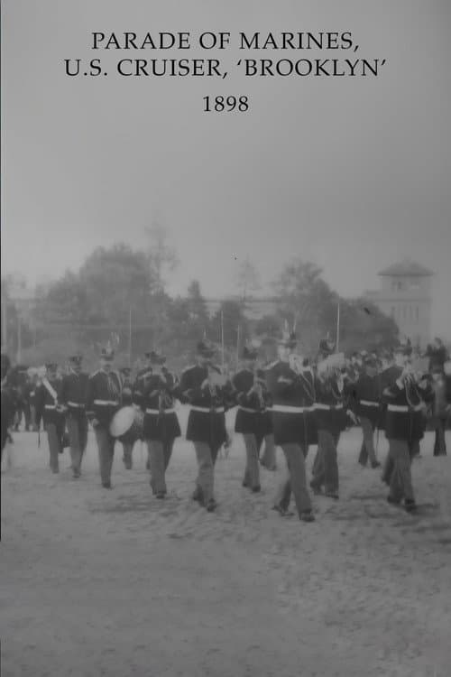 Постер: Parade of Marines, U.S. Cruiser, 'Brooklyn'