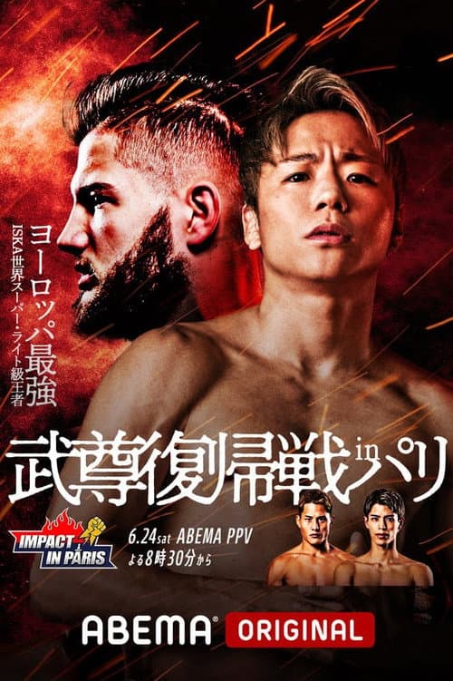 Постер: 武尊 復帰戦 Impact In Paris
