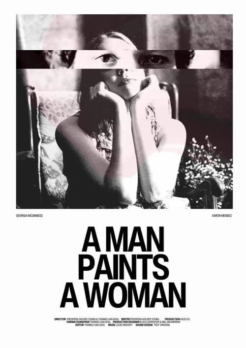 Постер: A Man Paints A Woman