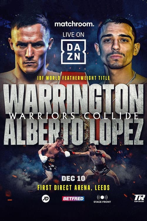Постер: Josh Warrington vs. Luis Alberto Lopez