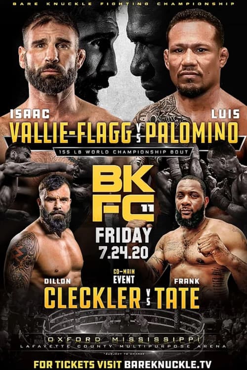 Постер: Bare Knuckle Fighting Championship 11