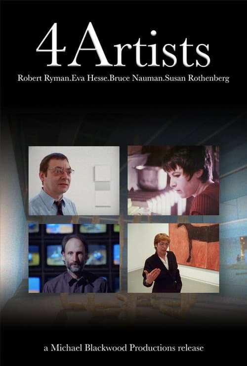 Постер: 4 Artists: Robert Ryman, Eva Hesse, Bruce Nauman, Susan Rothenberg