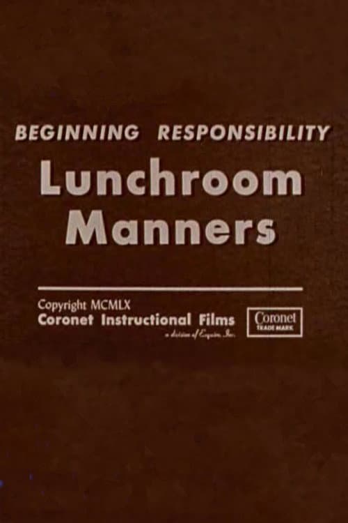 Постер: Lunchroom Manners